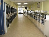 Các cách bố trí máy giặt,khô, ướt, máy sấy, là, ủi, ép, trong xưởng giặt