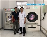 Lắp đặt máy giặt, máy sấy công nghiệp cho bệnh viện tại Lai Châu